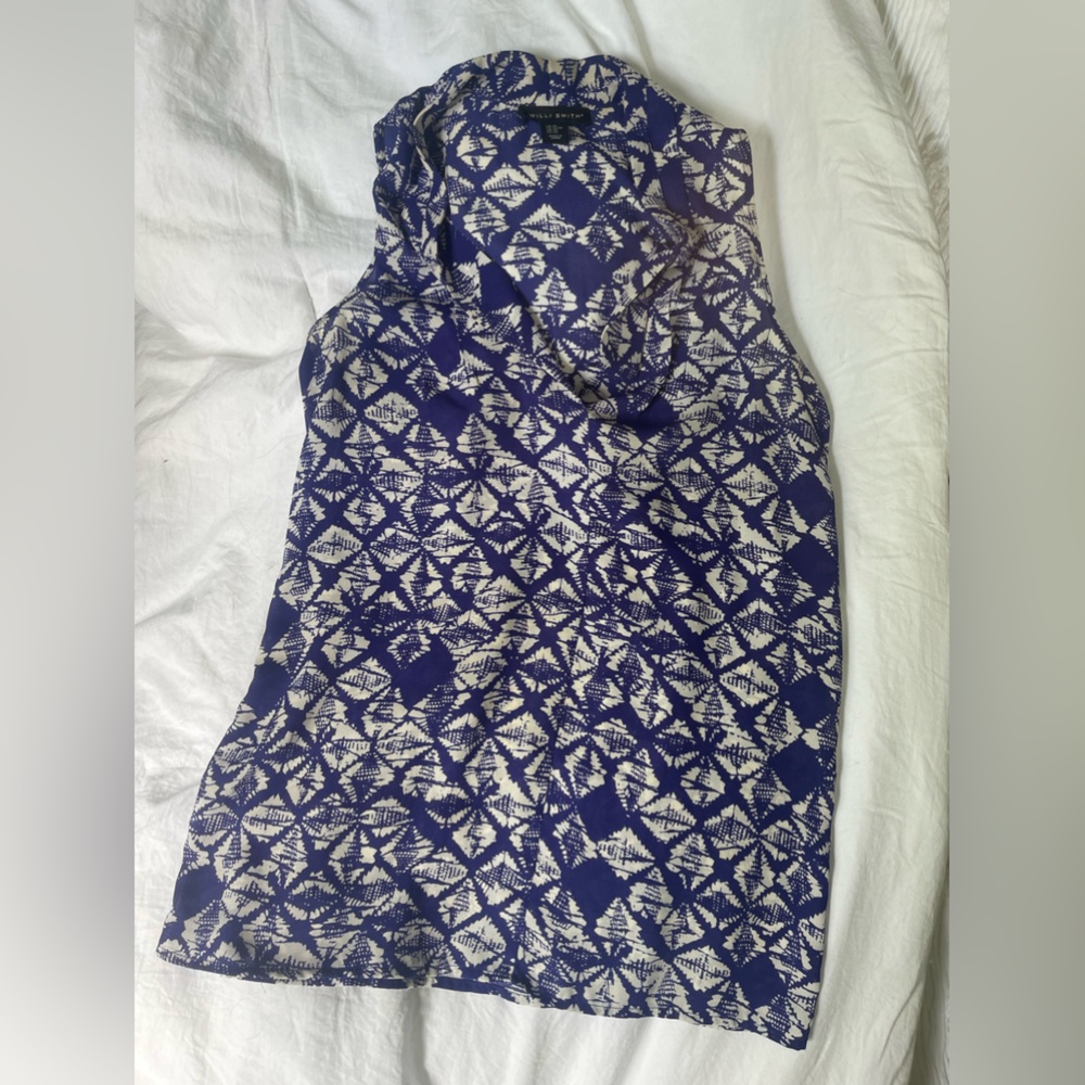 Willi smith Royal blue blouse